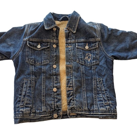 Vintage Thick Lined Adventures of Tin Tin Demin Jacket Unique - Picture 11 of 15